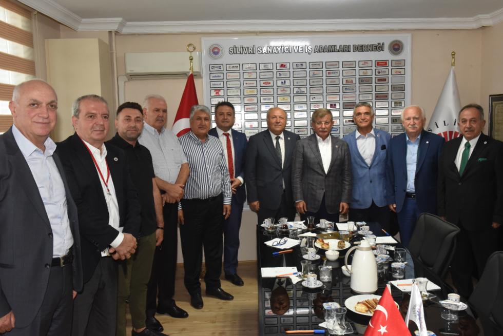 Gelecek Partisi Genel Başkanı Sayın Ahmet Davutoğlu Silivri SİAD’ı ziyaret etti