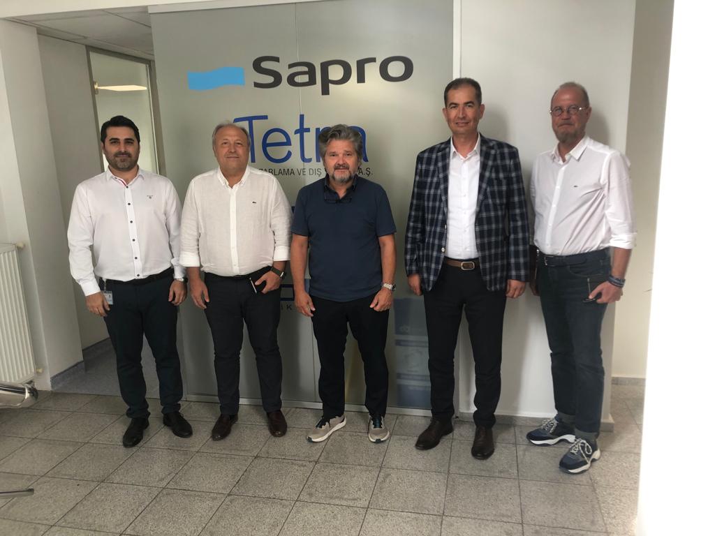 İlçe Milli Eğitim Müdürü Zekeriya Artar Sanayi-Okul İşbirliği Proje Kapsamında Üyemiz Sapro Firmasını Ziyaret etmiştir