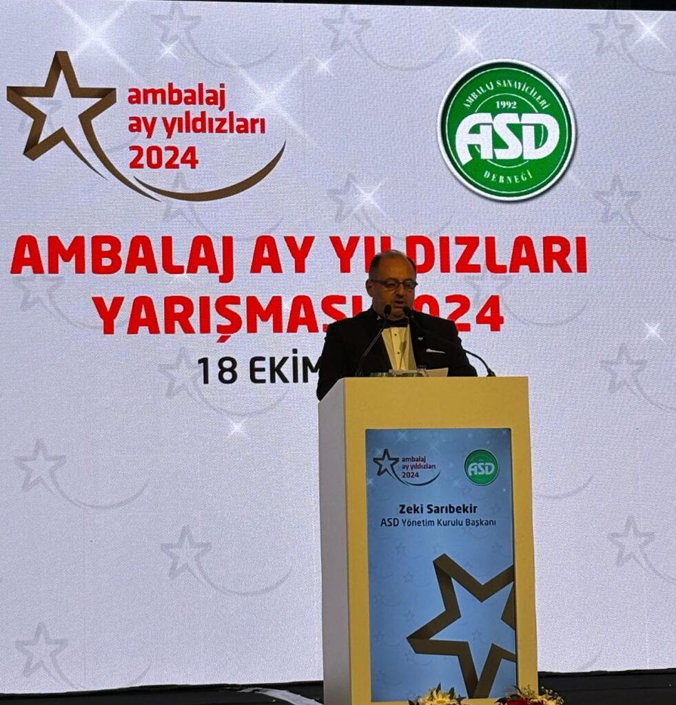 Ambalaj Sanayicileri Derneği (ASD) tarafından bu yıl 11’incisi düzenlenen Ambalaj Ay Yıldızları Yarışması Ödül Törenina Başkanımız Hakan Kocabaş ve Başkan Yardımcımız Adnan Deniz Katılım Sağladı